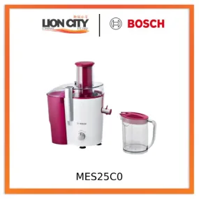 Bosch MES25C0/MES25A0 Centrifugal juicer VitaJuice 2700 W White, Cherry Cassis