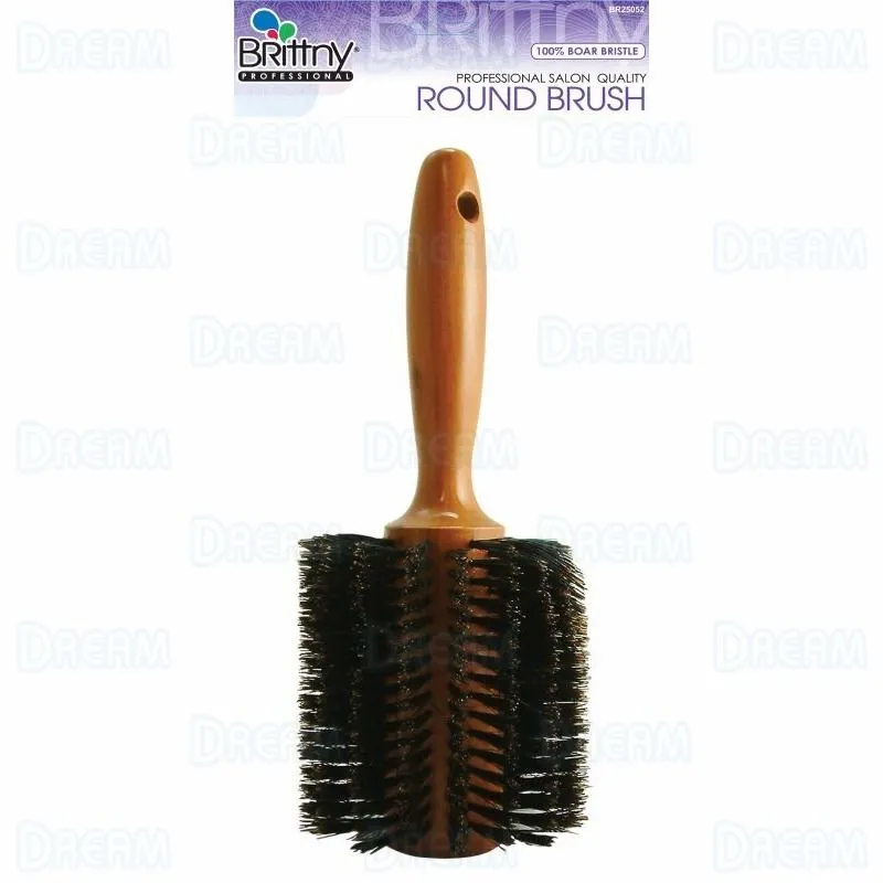 Brittny Round Roll Boar Bristle Brush