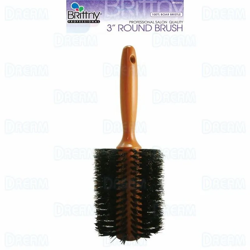 Brittny Round Roll Boar Bristle Brush