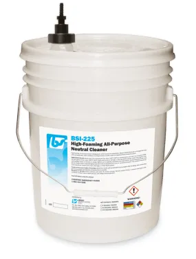 BSI-225 High-Foaming All-Purpose Neutral Cleaner, 5 Gallon Pail (1/ea)