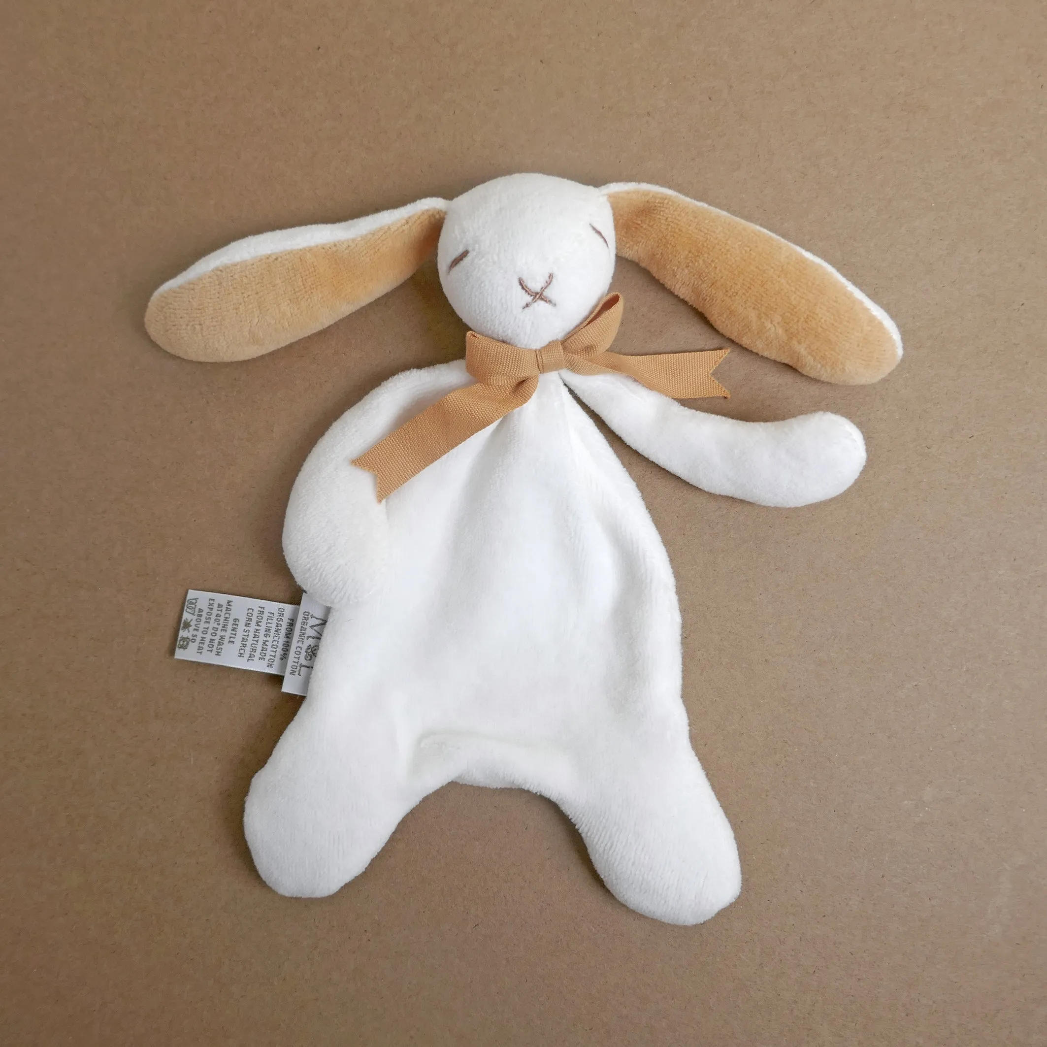 Buff Mini Bunny Comforter Toy - Organic Cotton - Baby Gift Unboxed - 20cm