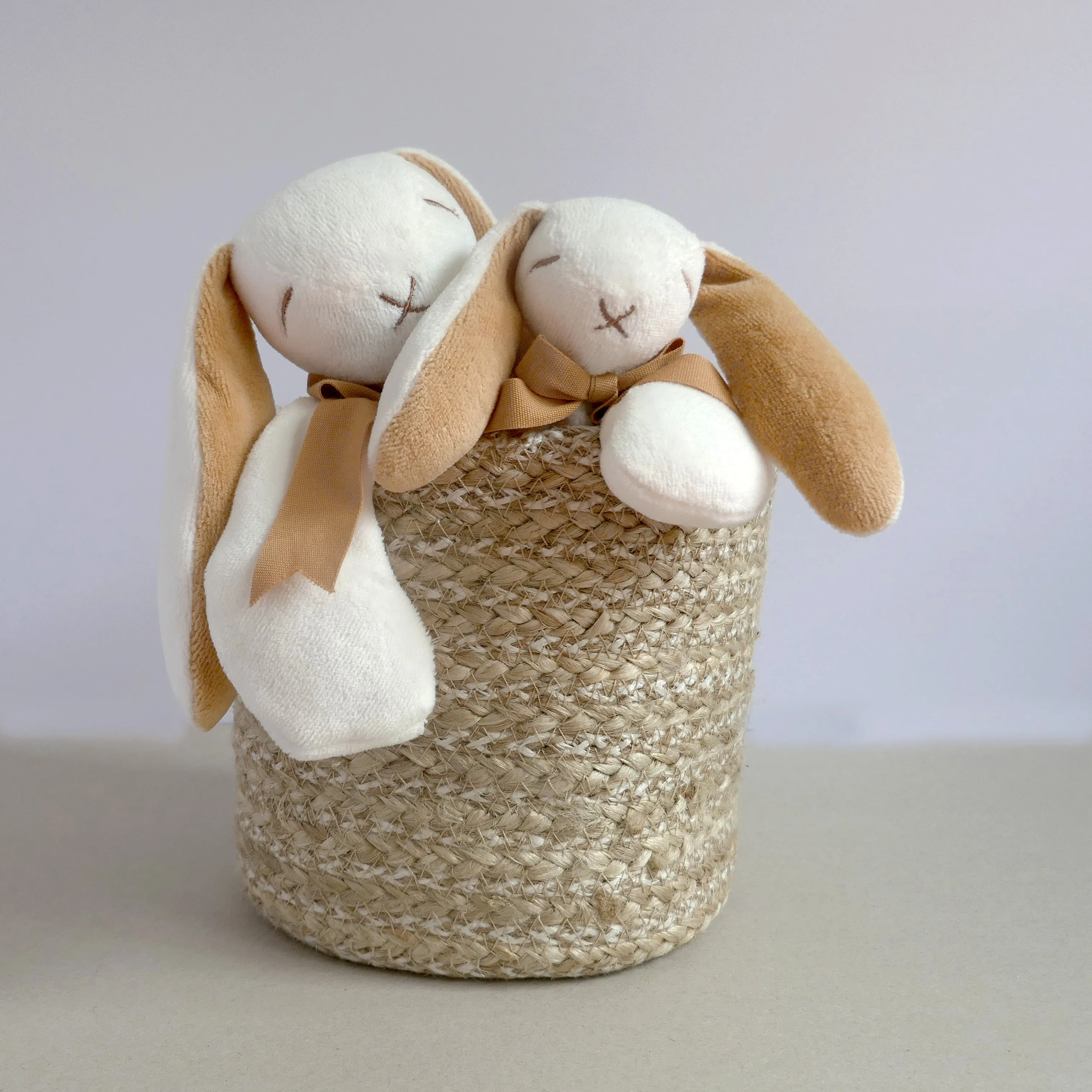 Buff Mini Bunny Comforter Toy - Organic Cotton - Baby Gift Unboxed - 20cm