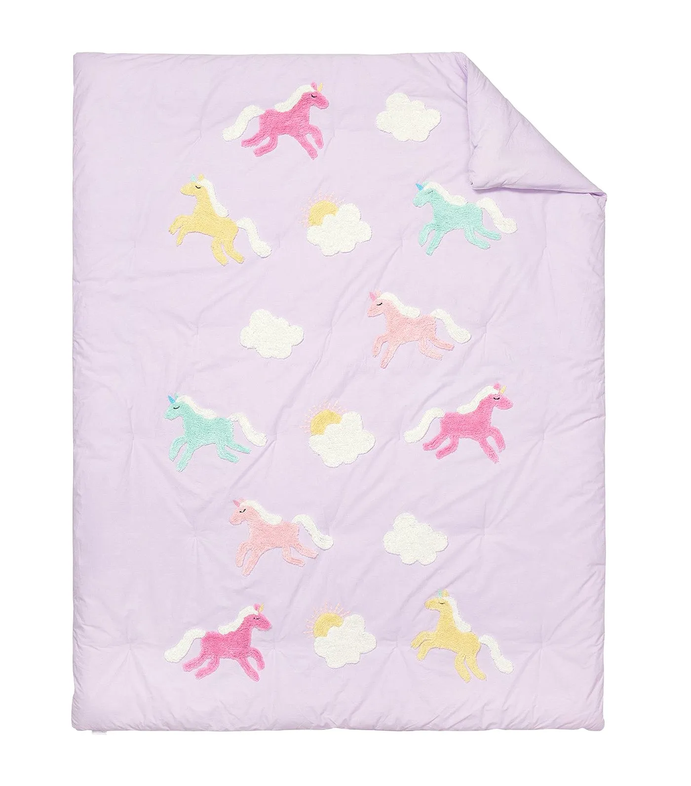 Candlewick Unicorn Comforter and Shams