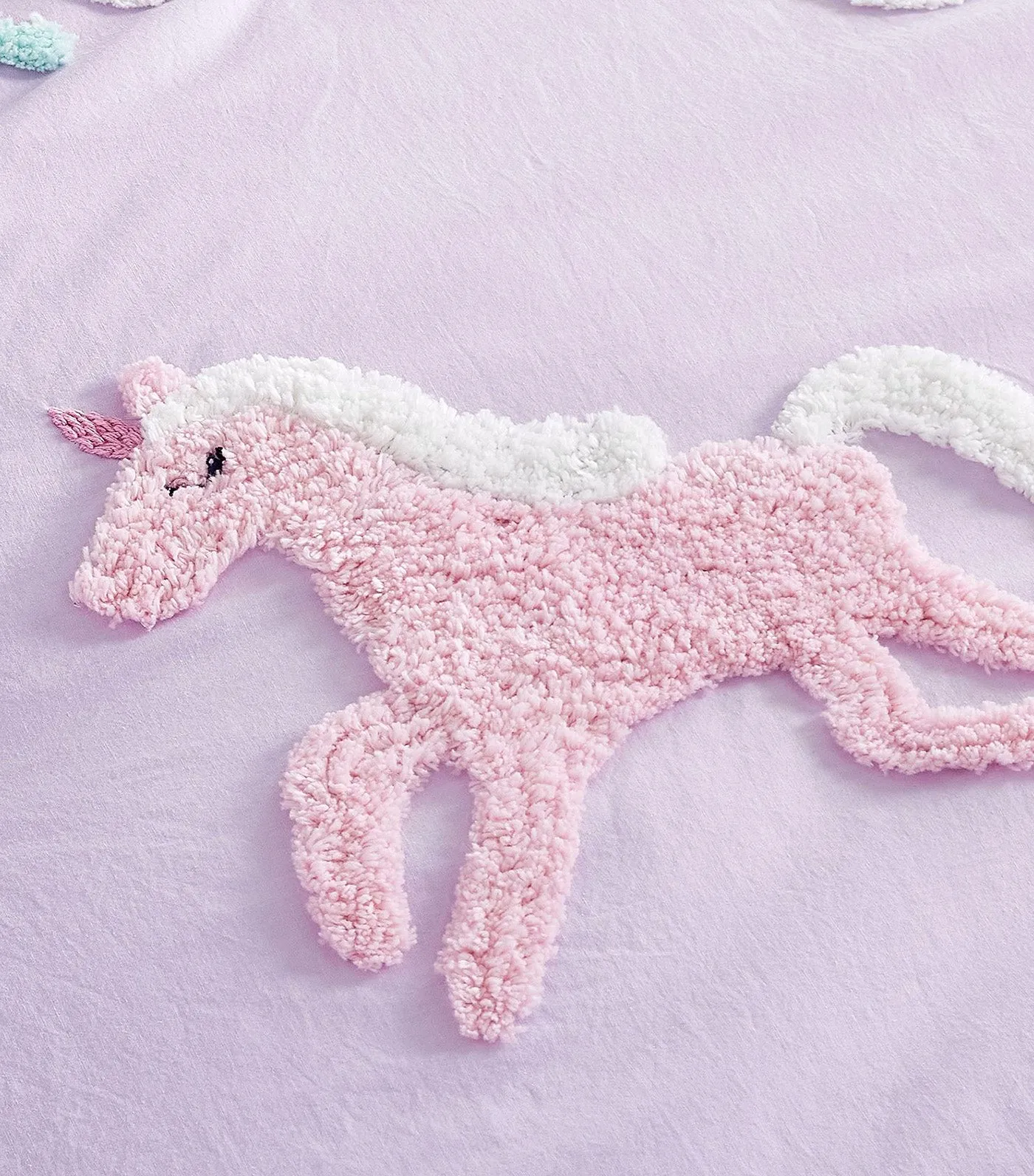 Candlewick Unicorn Comforter and Shams