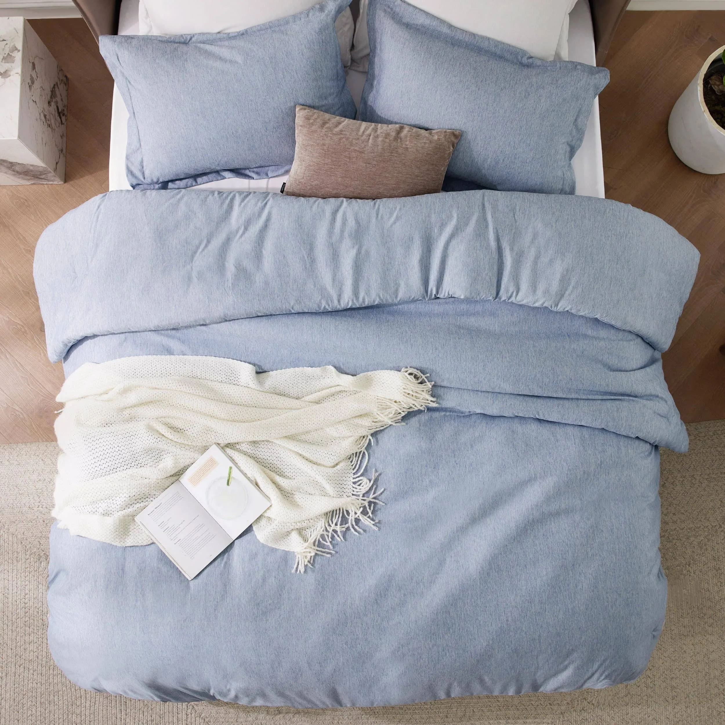 Cationic Dyed Duvet Cover Set