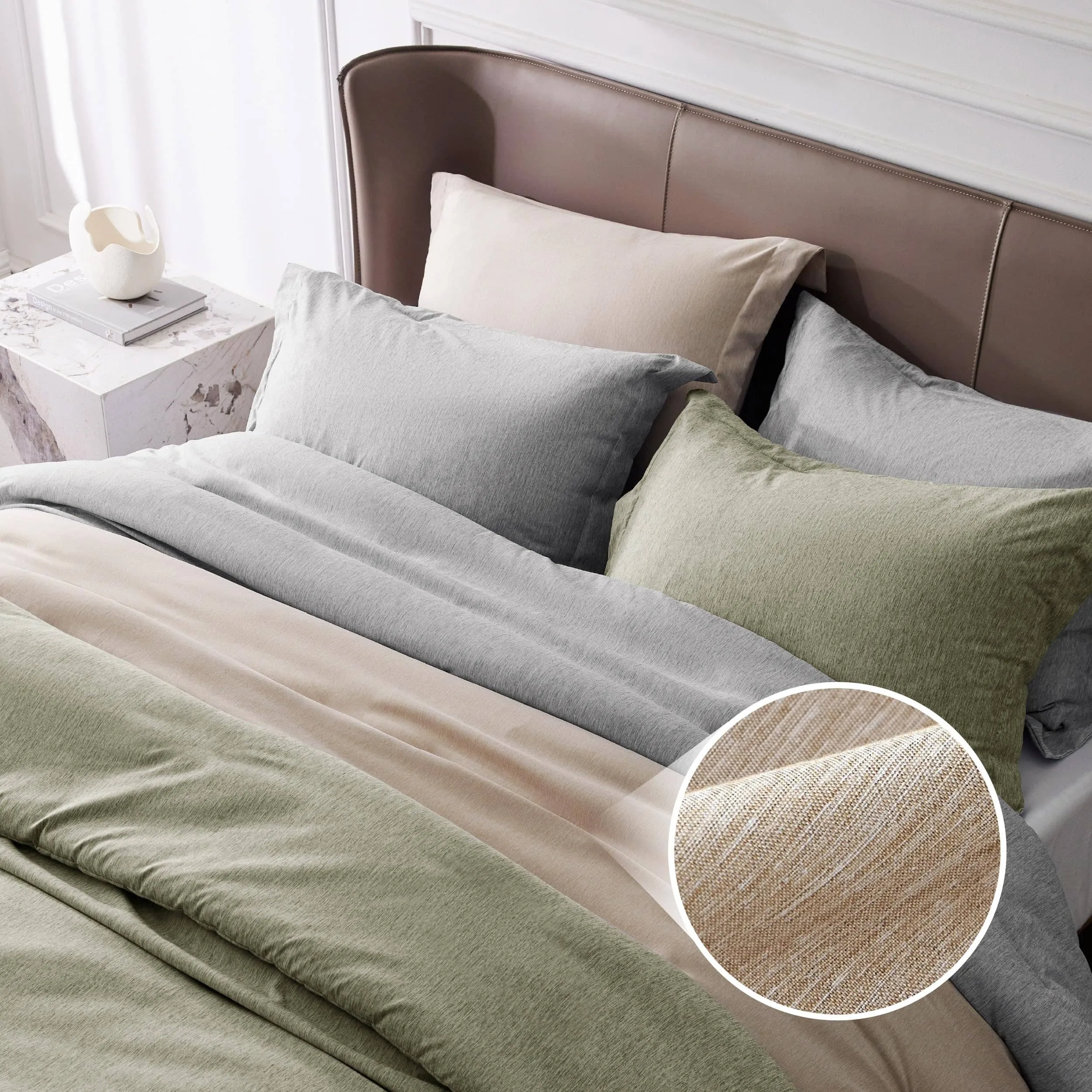 Cationic Dyed Duvet Cover Set