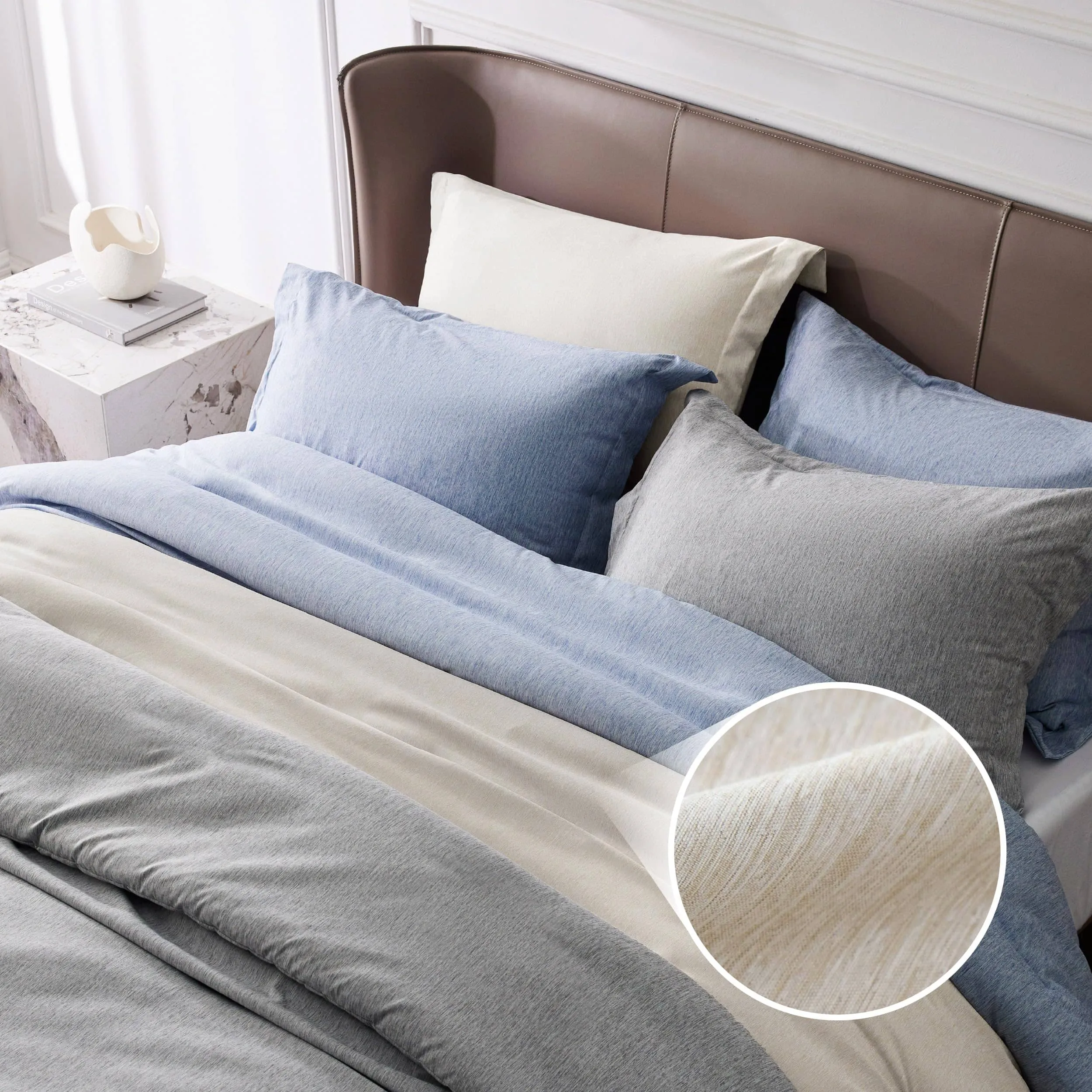 Cationic Dyed Duvet Cover Set