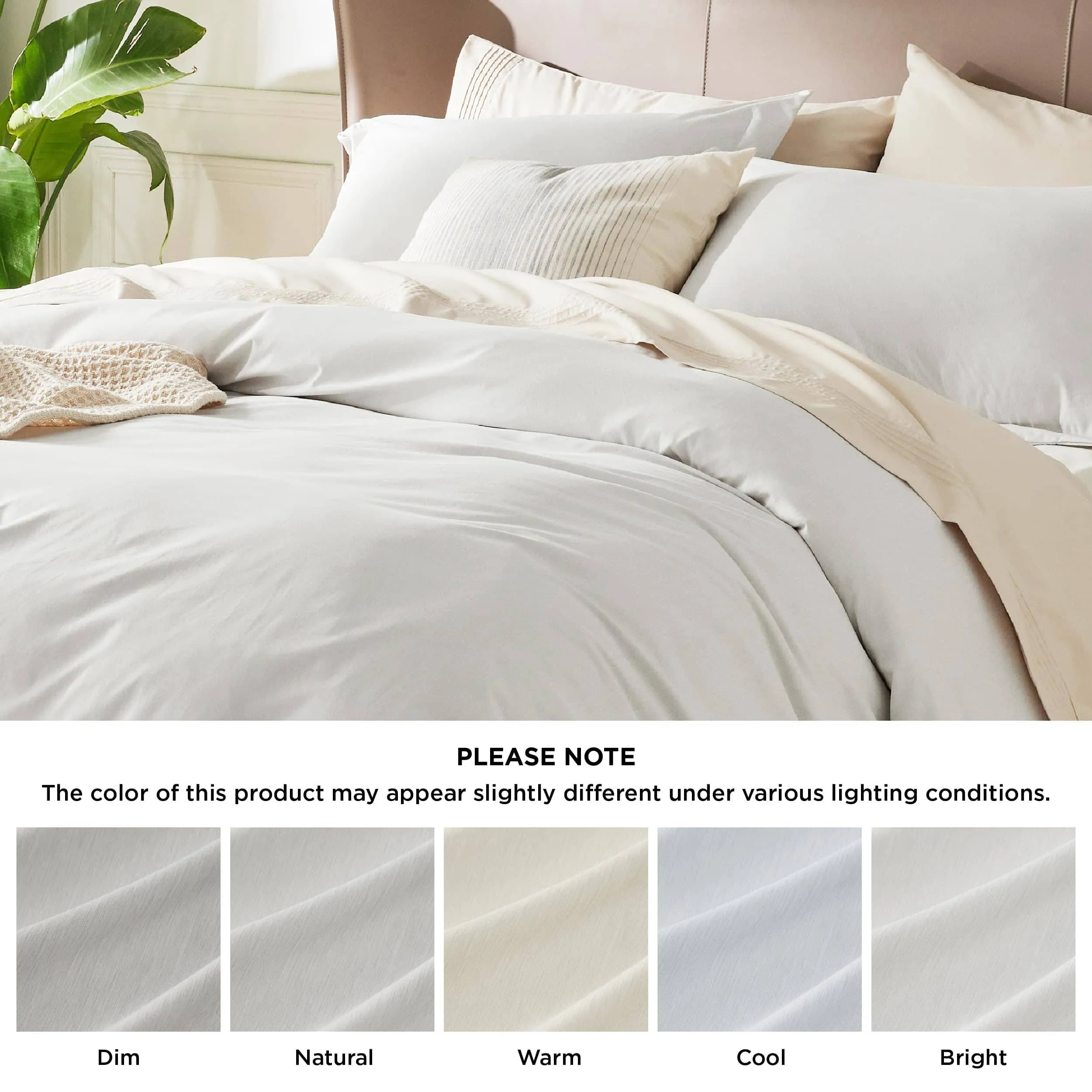 Cationic Dyed Duvet Cover Set