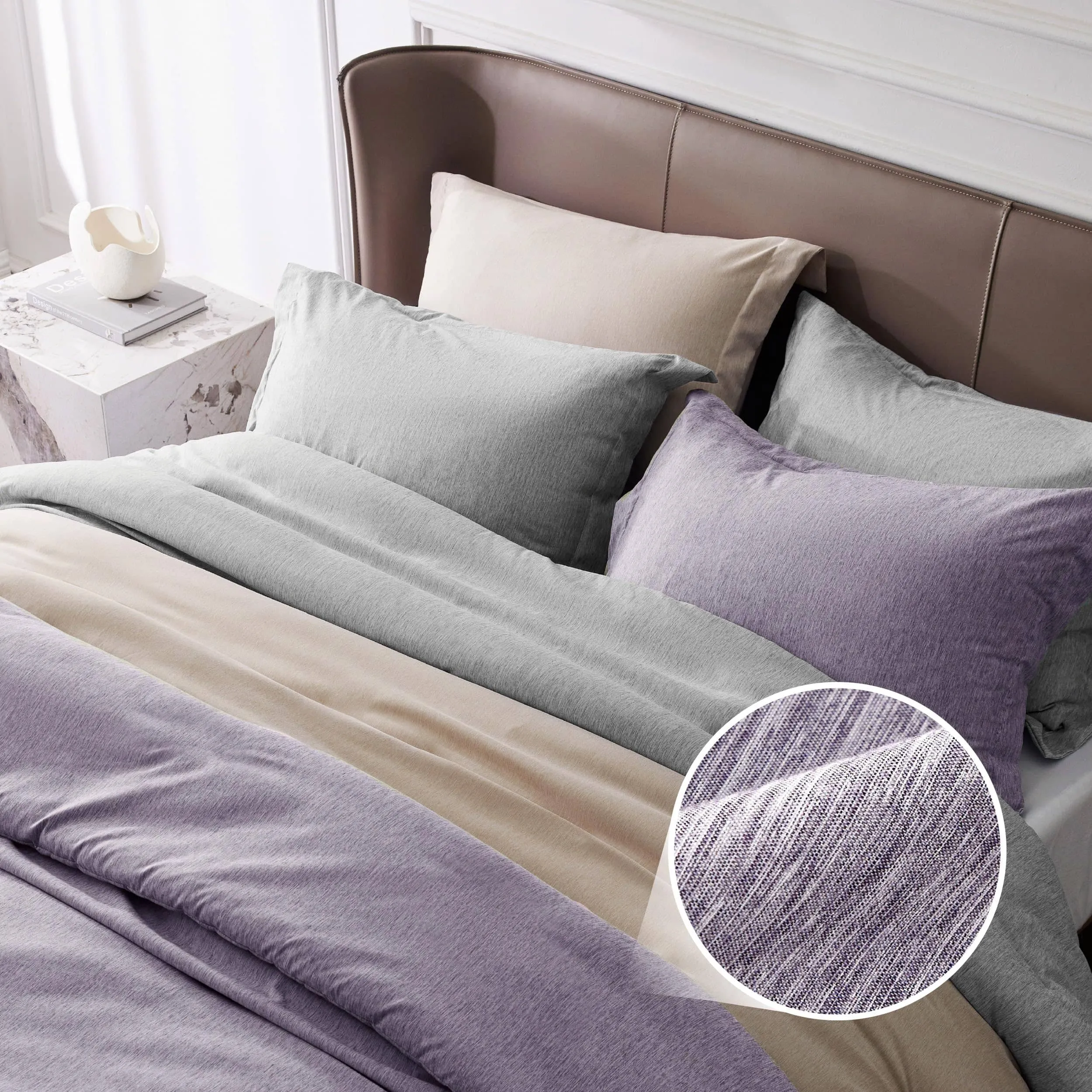 Cationic Dyed Duvet Cover Set