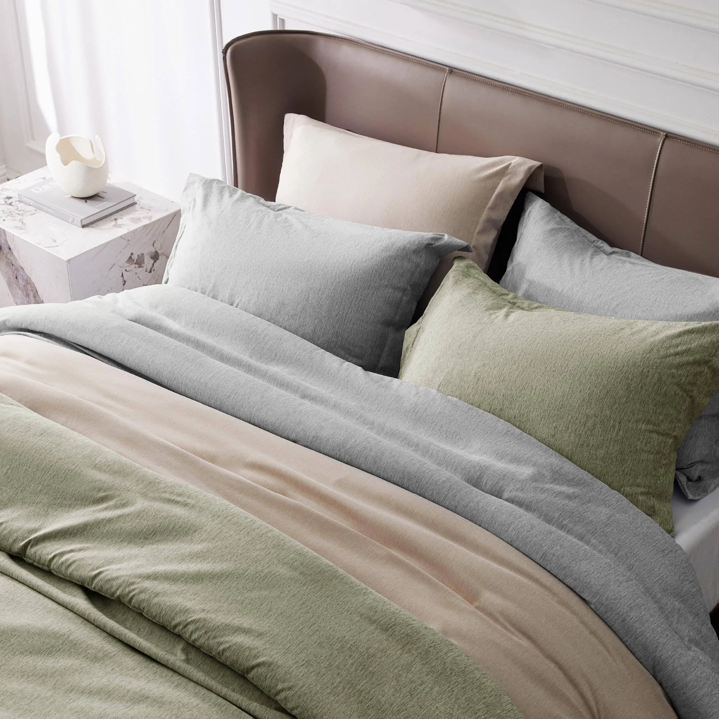 Cationic Dyed Duvet Cover Set