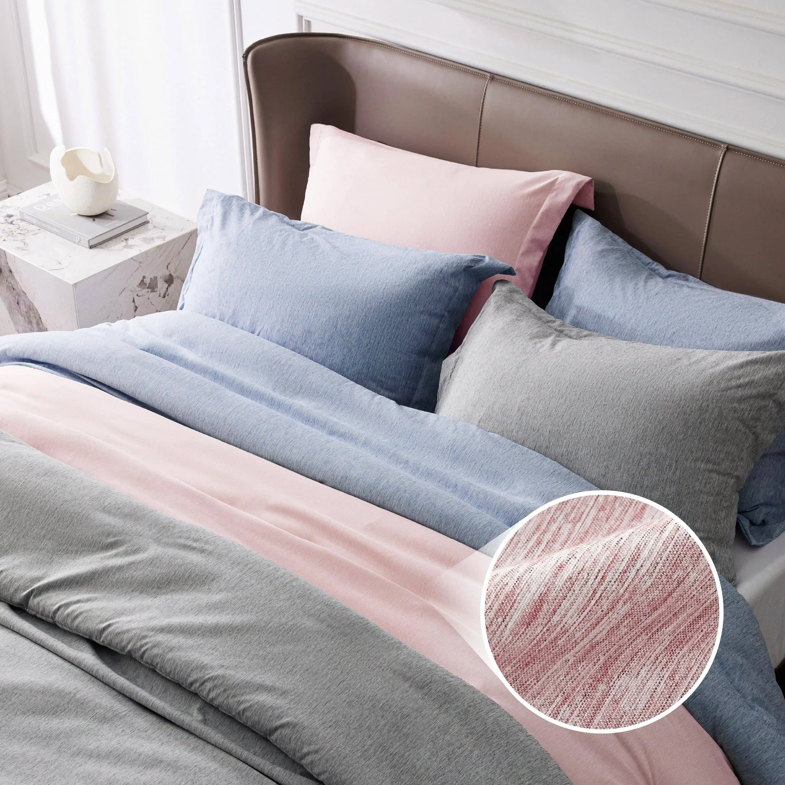 Cationic Dyed Duvet Cover Set