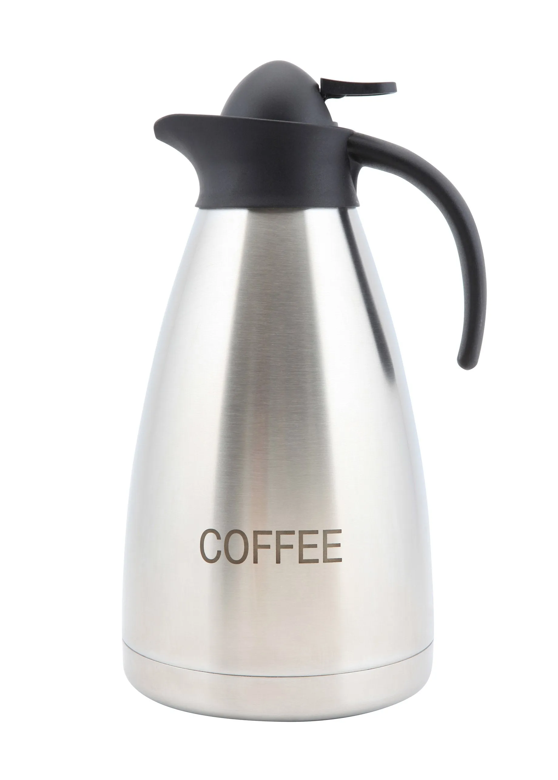 Coffee Inscribed St/St Contemporary Vac. Jug