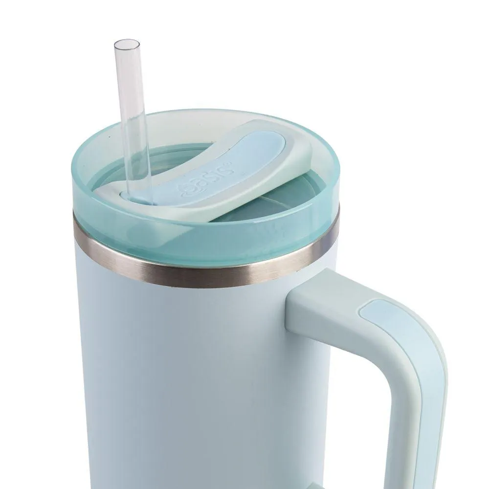 Commuter 1.2L Insulated Tumbler with Straw Sea Mist Green