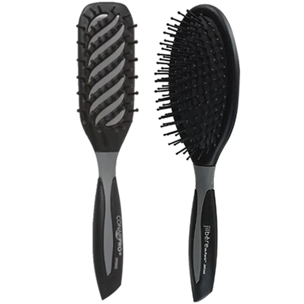 Conair Pro Ergo-Grip Vent Brush CN-CPEG03   Conair Ergo-Grip Cushion Brush CN-CPEG05