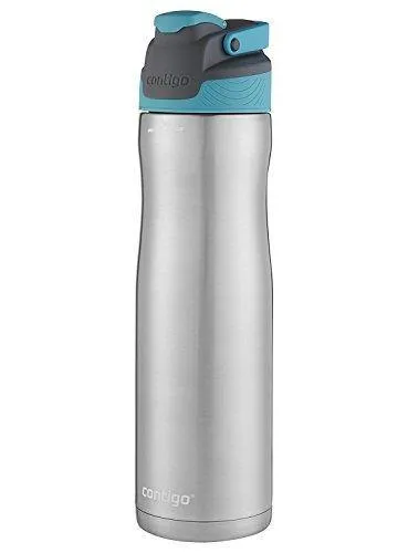 Contigo Autoseal Chill Stainless Steel Water Bottle 24 oz (Stainless Steel/ Scuba Lid)