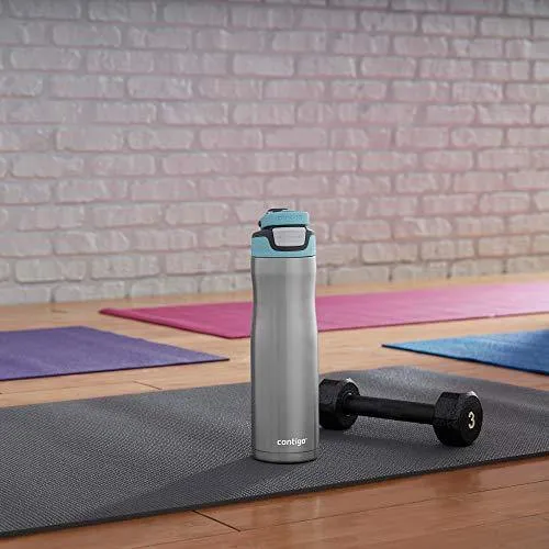 Contigo Autoseal Chill Stainless Steel Water Bottle 24 oz (Stainless Steel/ Scuba Lid)