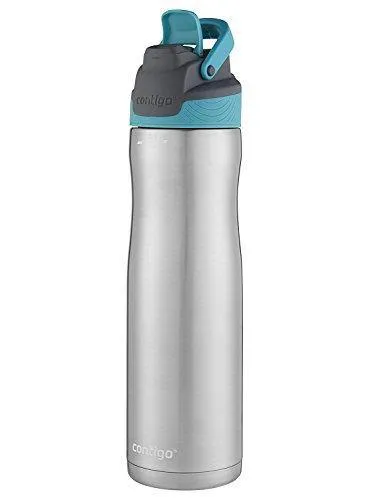 Contigo Autoseal Chill Stainless Steel Water Bottle 24 oz (Stainless Steel/ Scuba Lid)