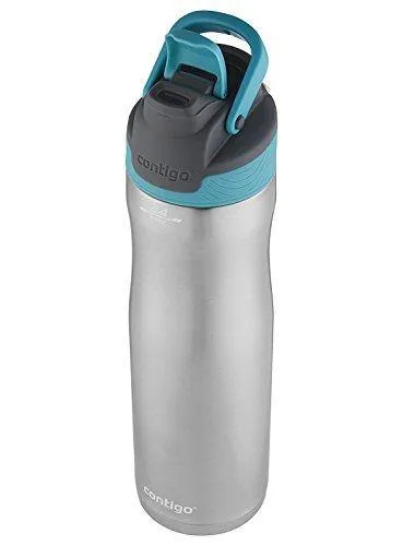 Contigo Autoseal Chill Stainless Steel Water Bottle 24 oz (Stainless Steel/ Scuba Lid)