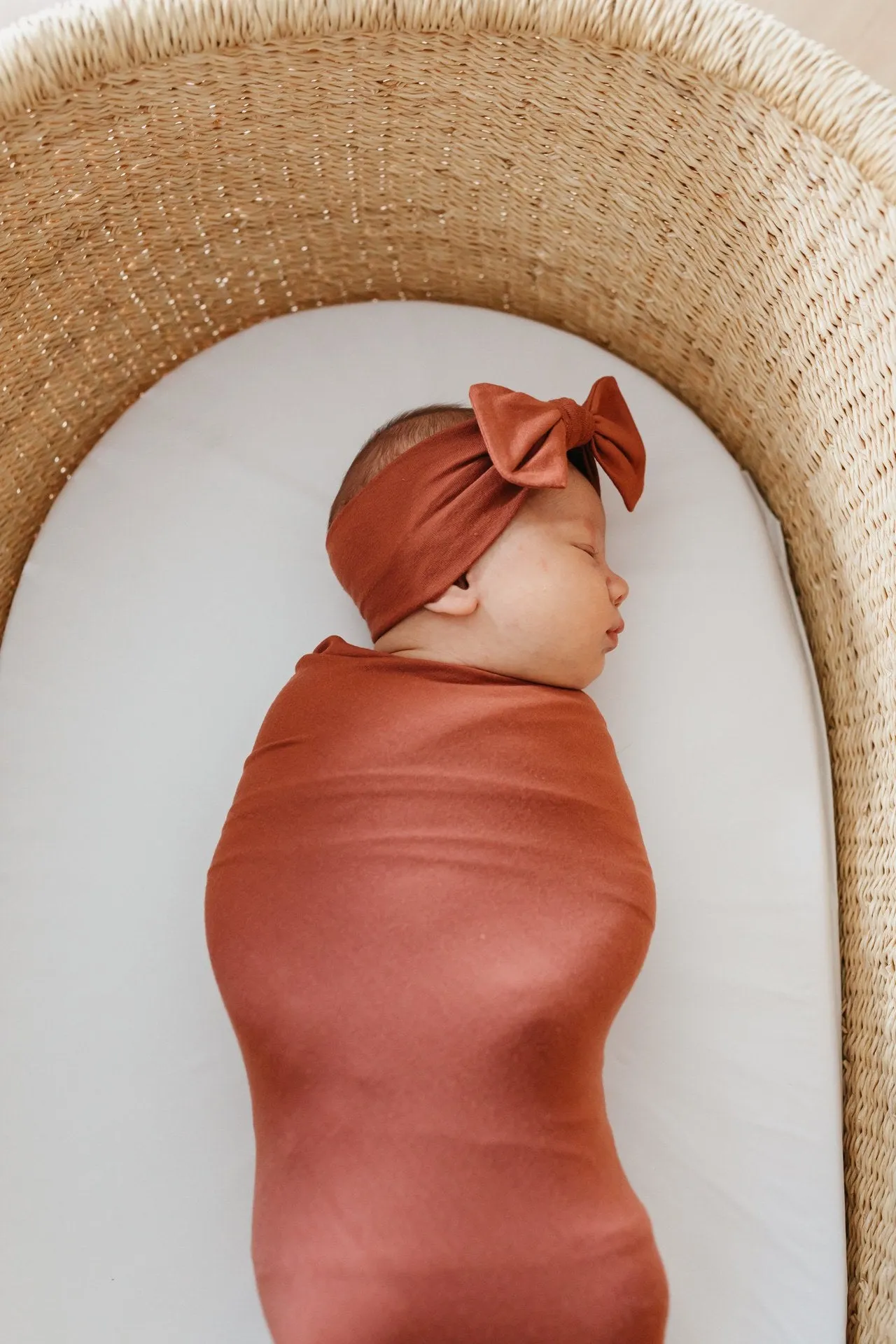 Copper Pearl Moab Knit Swaddle Blanket