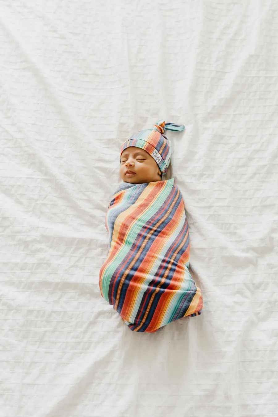 Copper Pearl Serape Swaddle Blanket