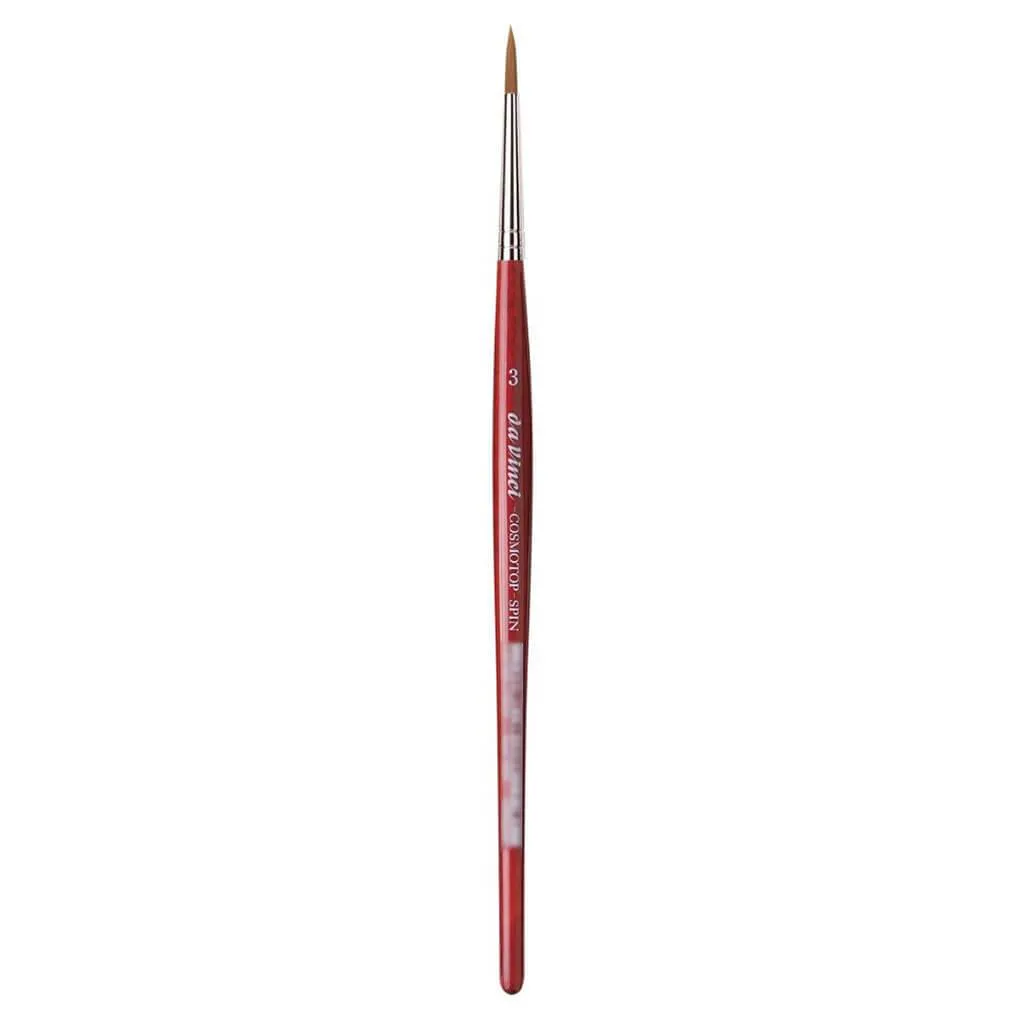 Cosmotop Spin Water Color Brush, Red Esagonal Handles