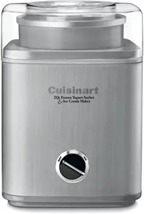 Cuisinart ICE30BC Ice Cream Maker, 2-Qt, Silver