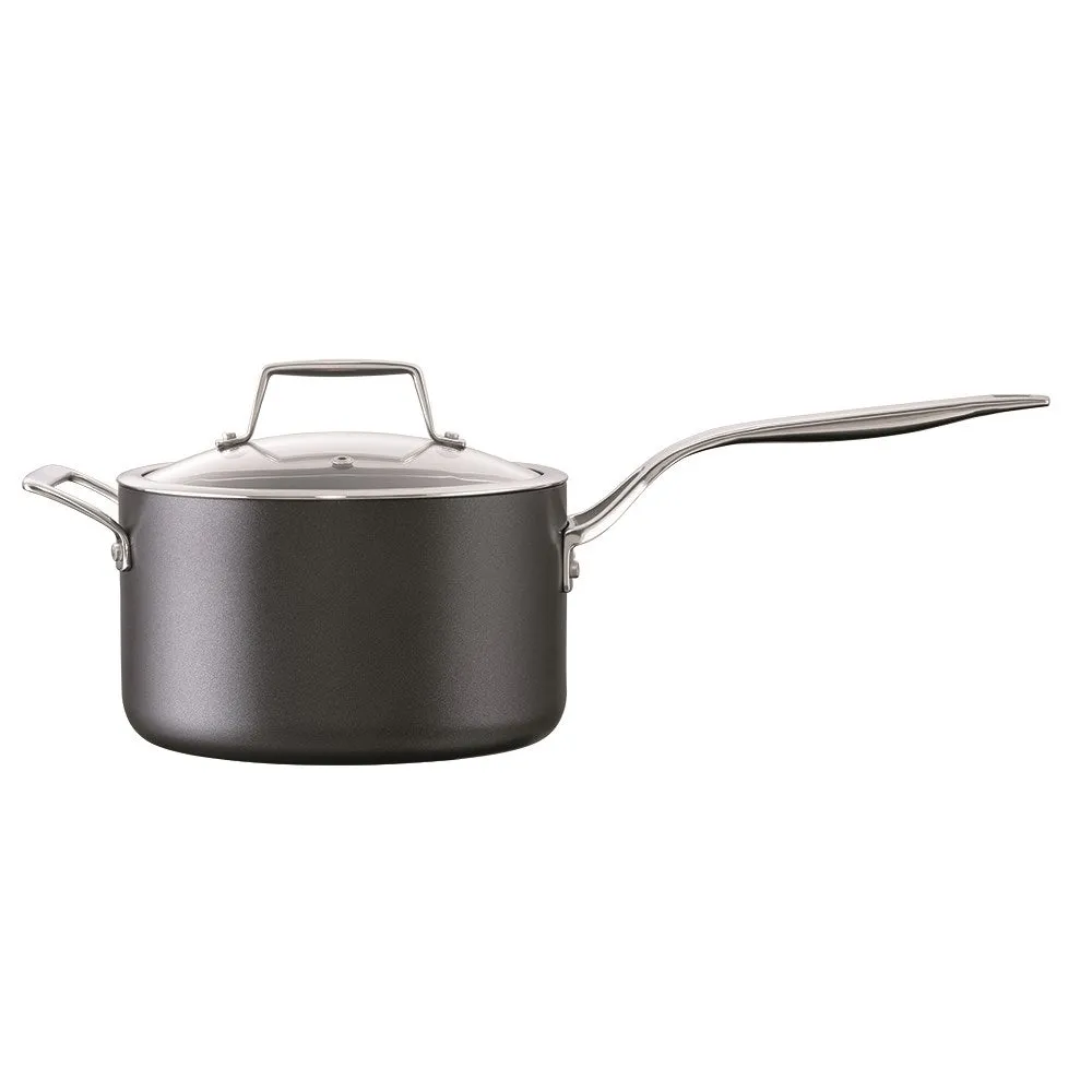 Cuisine::pro Diamond 9 Hard Anodised Non-Stick Saucepan with Lid 20 x 12cm