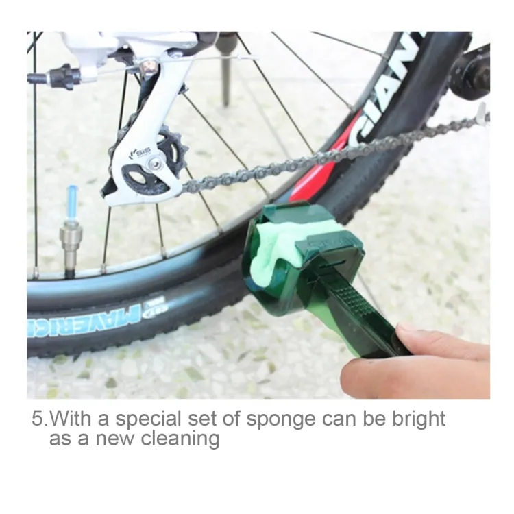 CYLION Multifunctional Quick Wash Brushes Tool kits Chain Cleaner for Bicycle