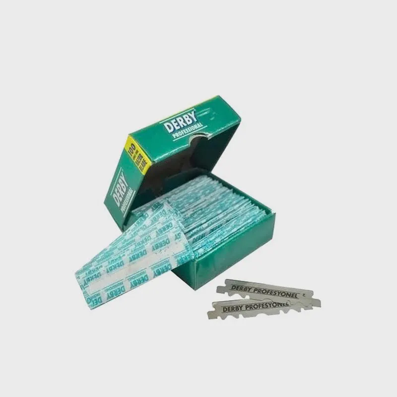 Derby - Professional Single Edge Blades, Half blades (100 pcs)