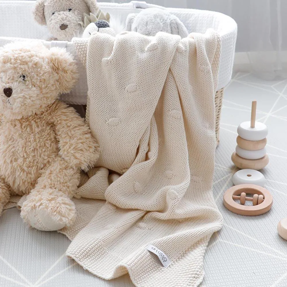 Di Lusso Living - Baby Blanket - Marshmallow