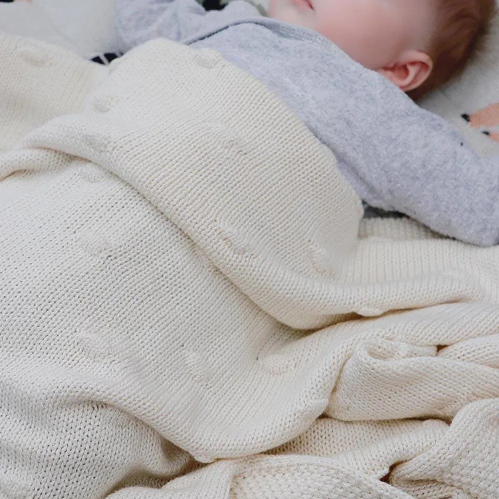 Di Lusso Living - Baby Blanket - Marshmallow