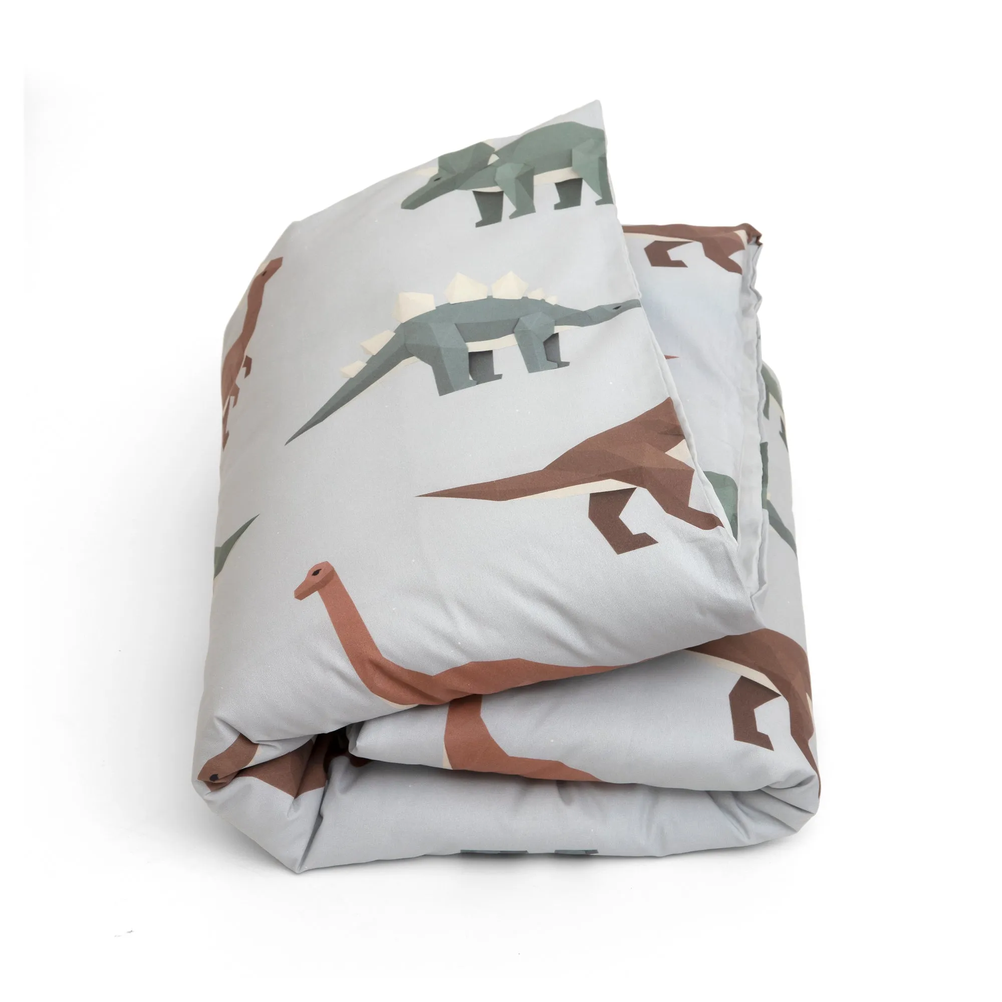 Dinosaurs Bedding Light Grey - Single