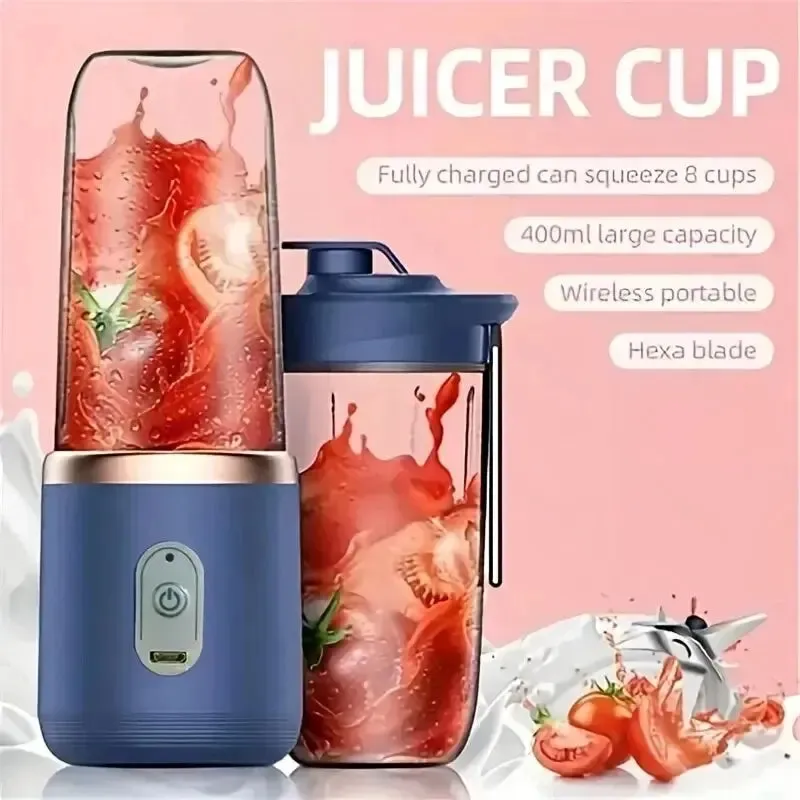 Double Cup Multifunction Usb Fruit Mixers