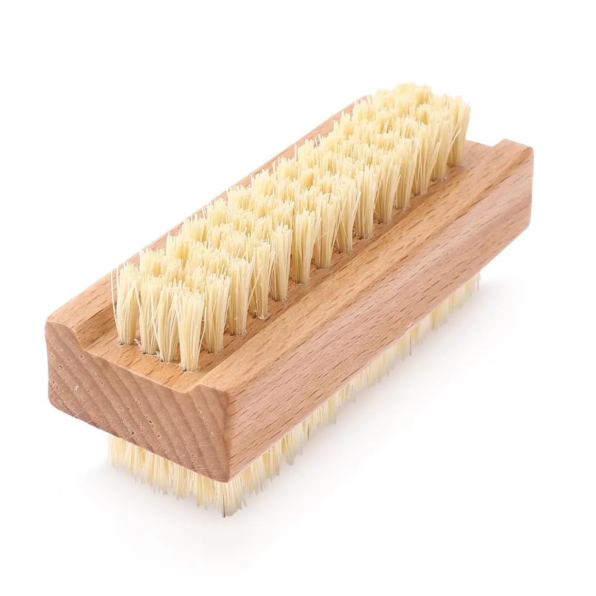 Double Sided Wooden Nail Scrubbing Brushes