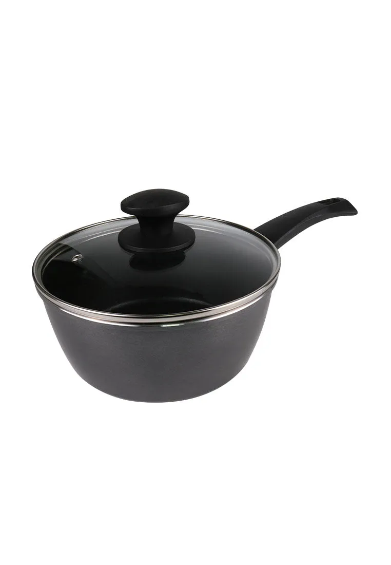 Eco Non-Stick Saucepan with Glass Cover