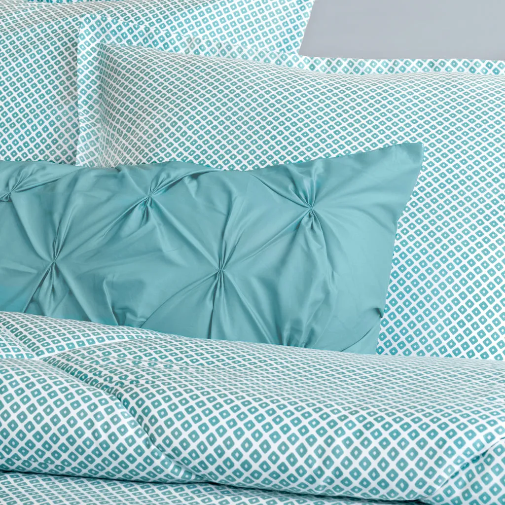 Edie Turquoise Euro Flange Sham