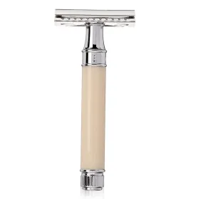 Edwin Jagger Double Edge Safety Razor Regular Handle Ivory Color