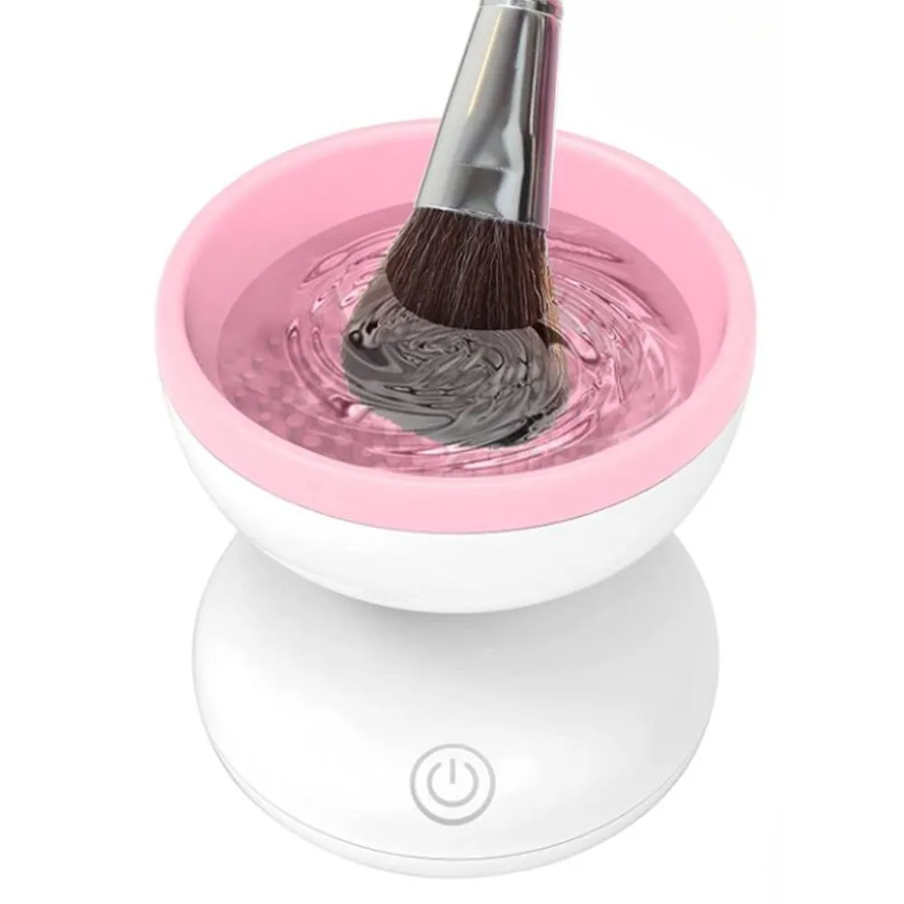 Electric Makeup Brush Cleaner Machine Fit for All Size Brushes- USB Plugged In