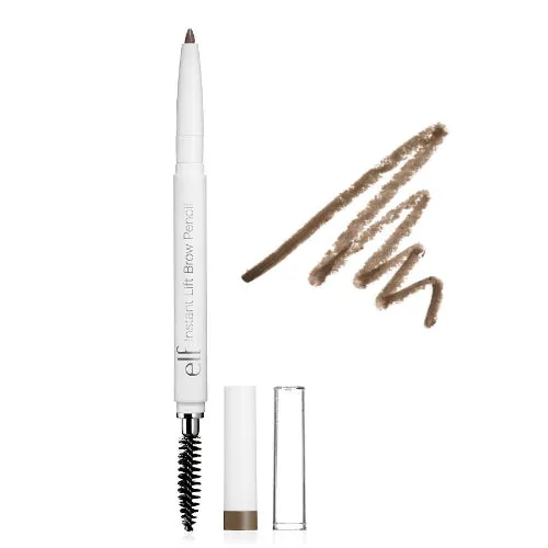 e.l.f, Instant Lift Brow Pencil, Dual-Sided, Precise, Fine Tip, Shapes, Defines, Fills Brows, Contours, Combs, Tames, Taupe, 0.006 Oz