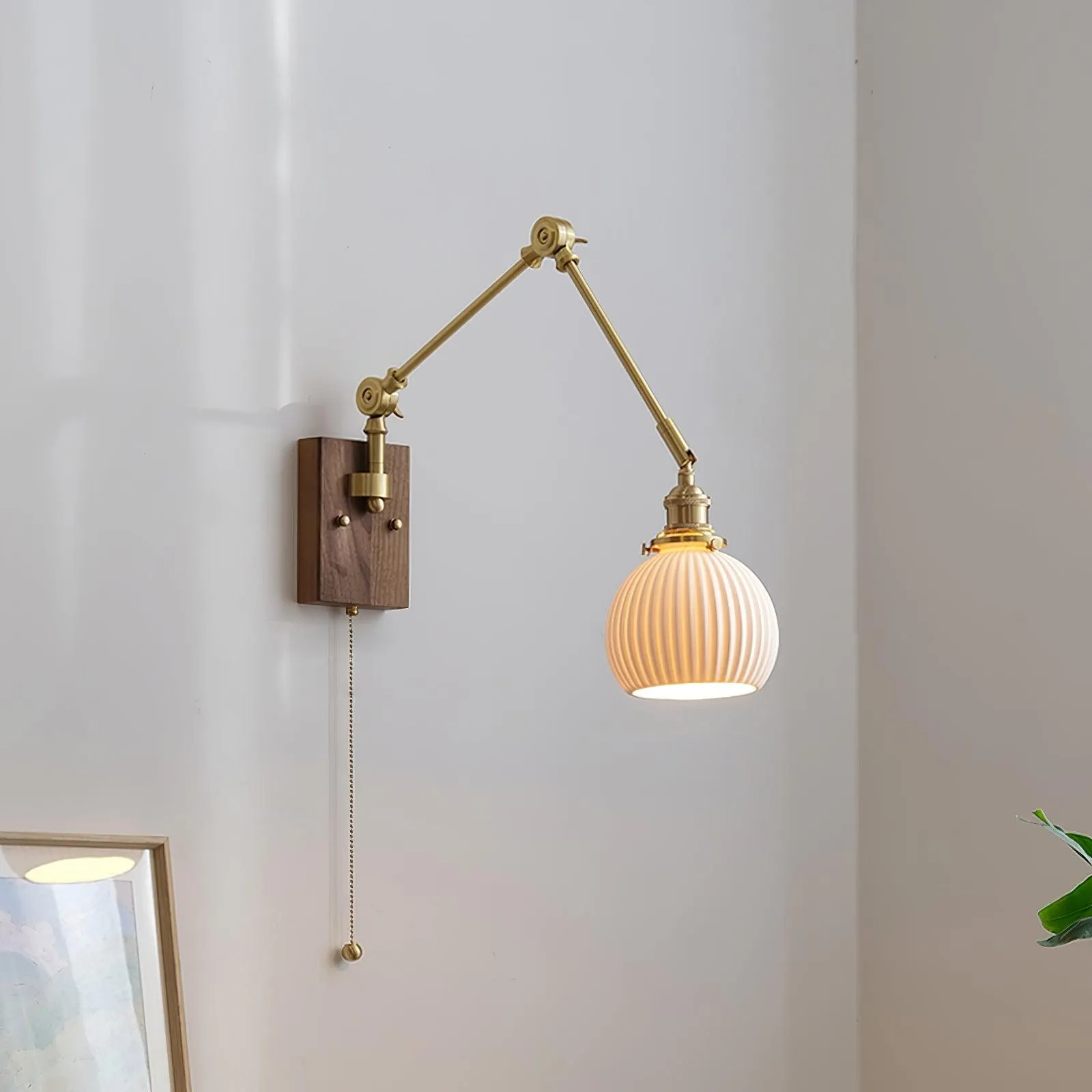 Elia Swing Arm Wall Lamp