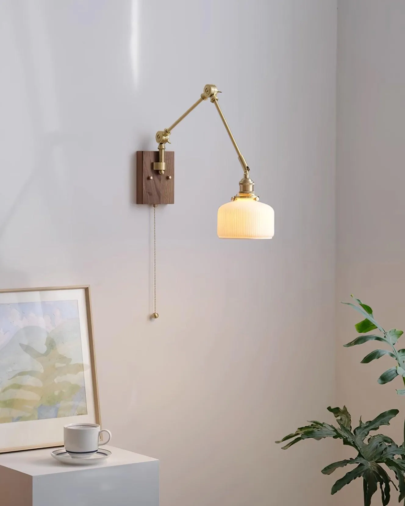 Elia Swing Arm Wall Lamp