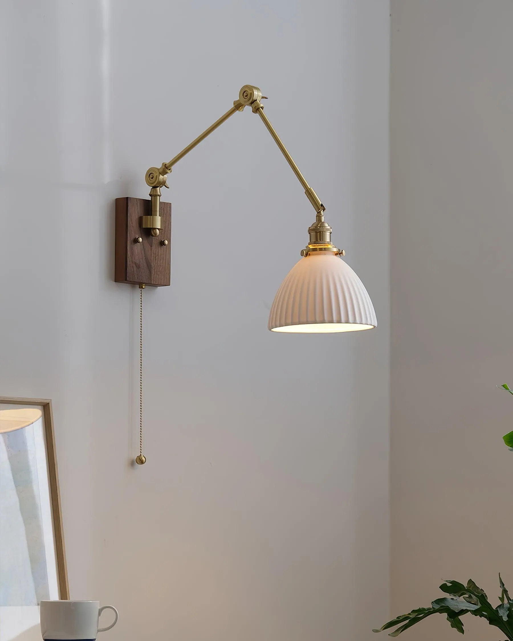 Elia Swing Arm Wall Lamp