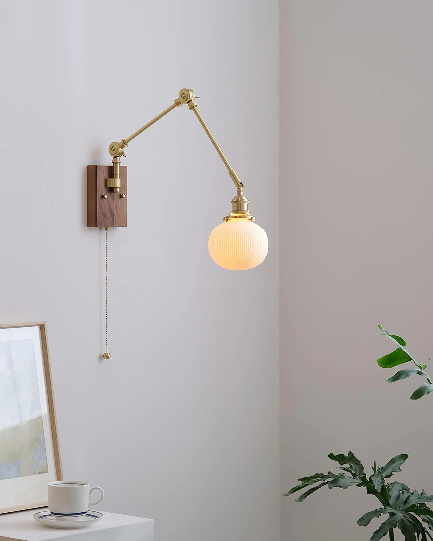 Elia Swing Arm Wall Lamp