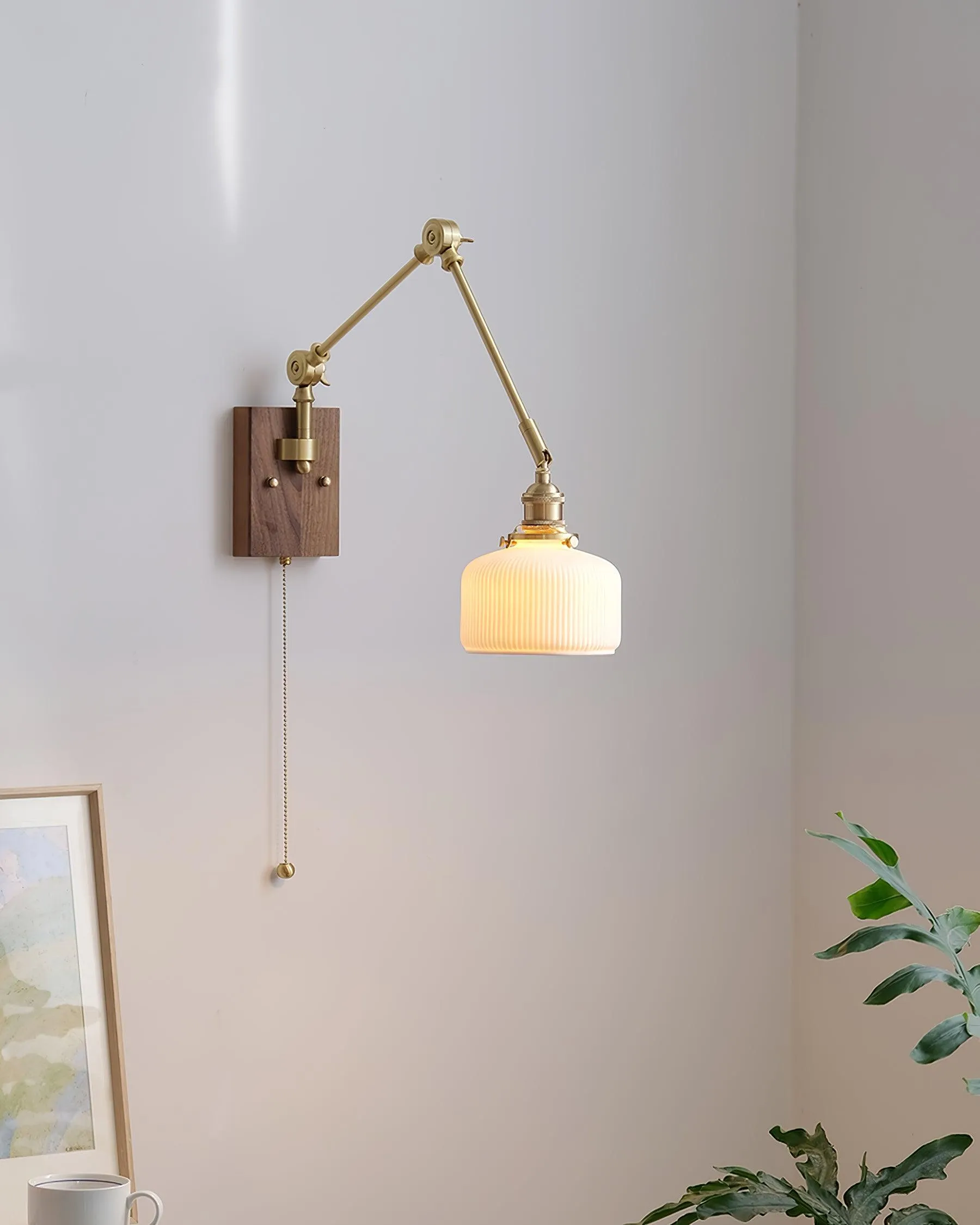 Elia Swing Arm Wall Lamp