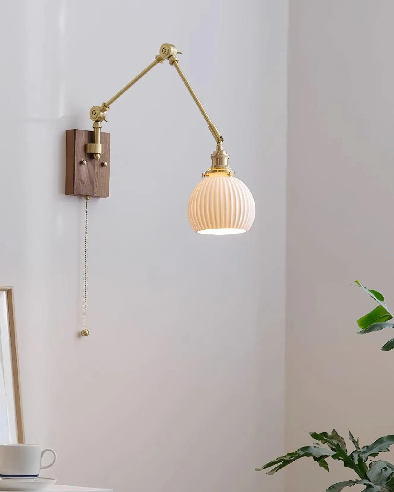 Elia Swing Arm Wall Lamp