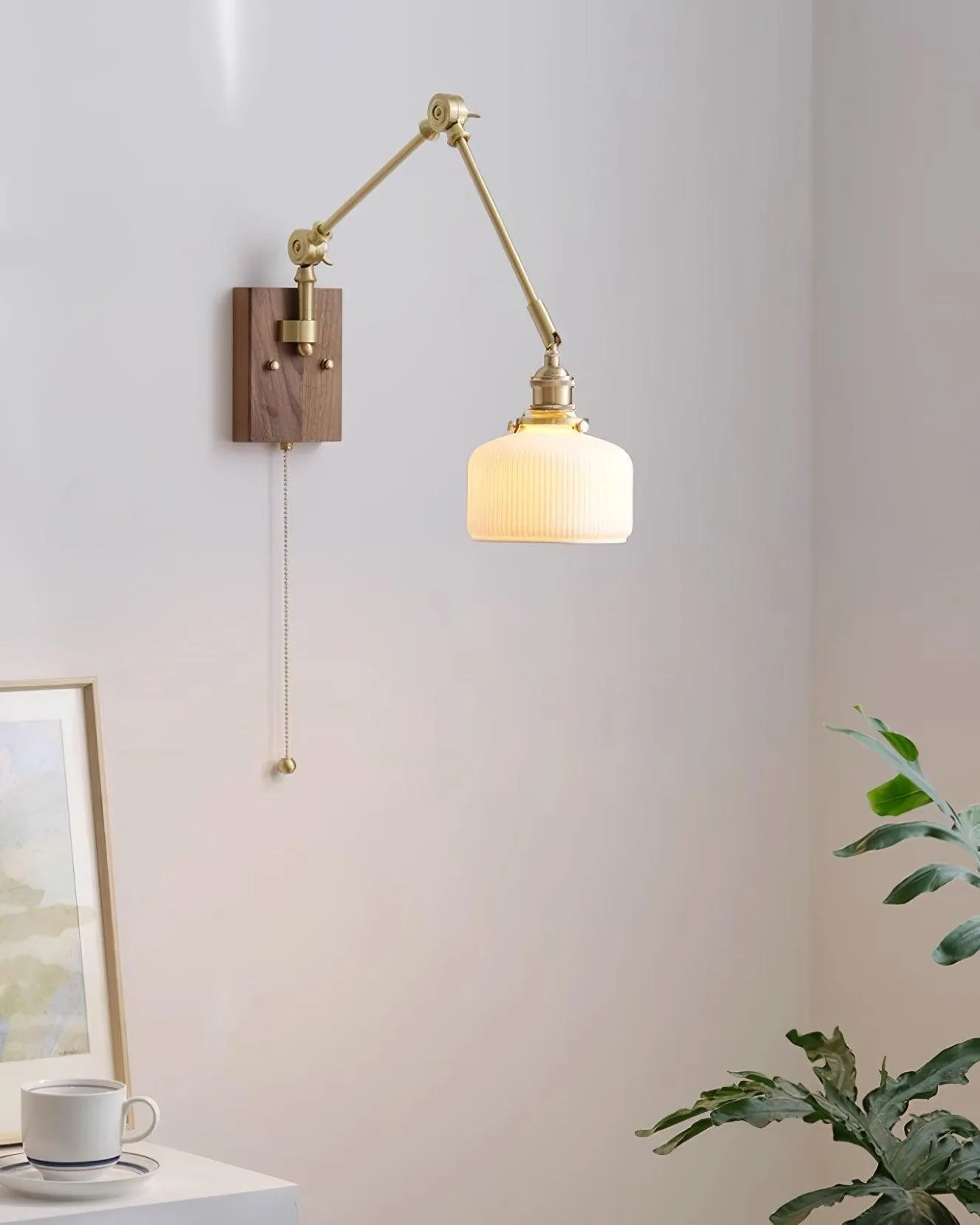 Elia Swing Arm Wall Lamp