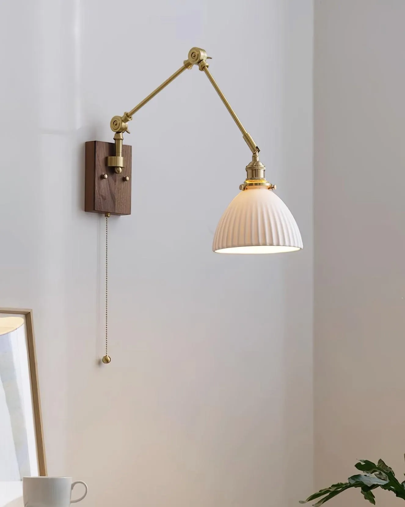 Elia Swing Arm Wall Lamp