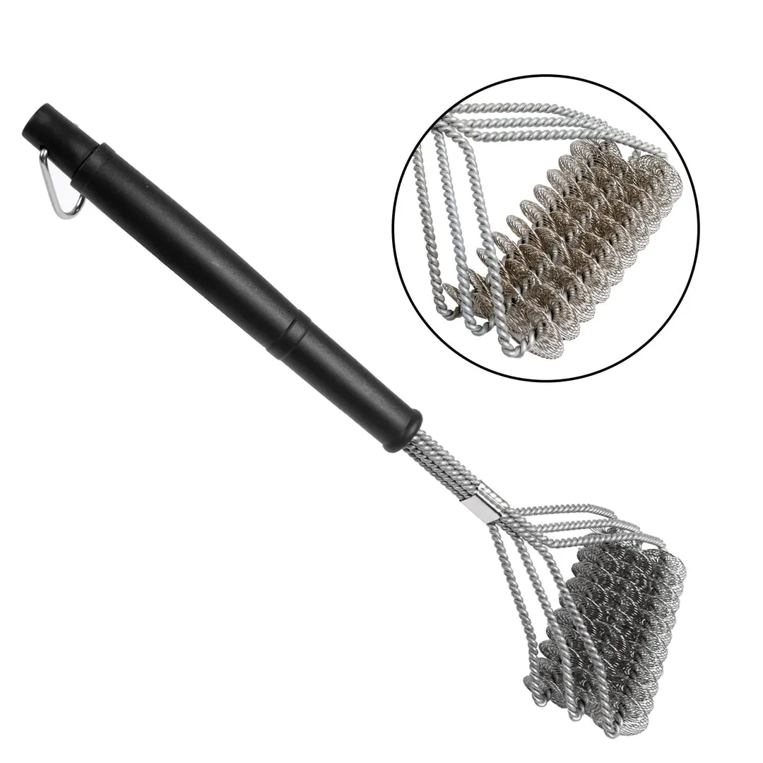 Ergonomic 42cm Barbeque Brush, 3X Power Grill Cleaner - ASMOKE