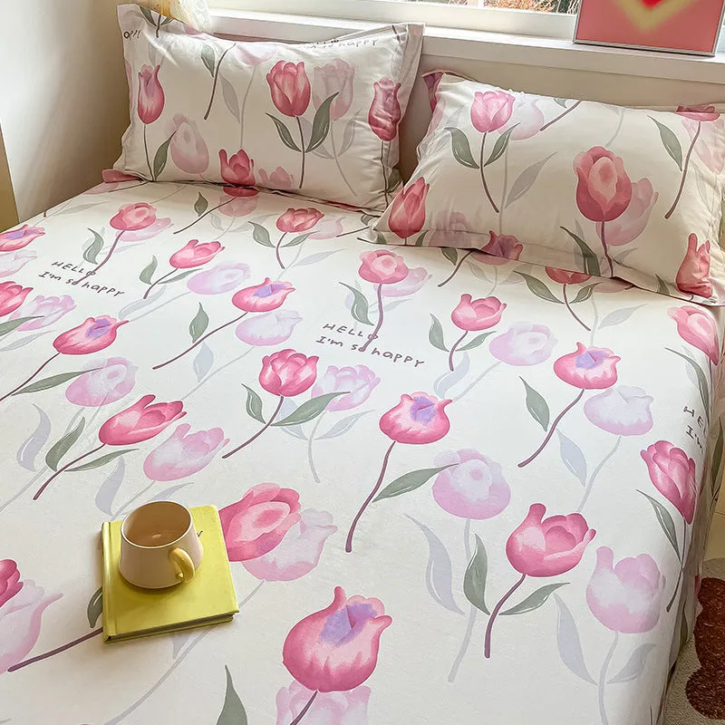 Floral Fitted Bed Sheets