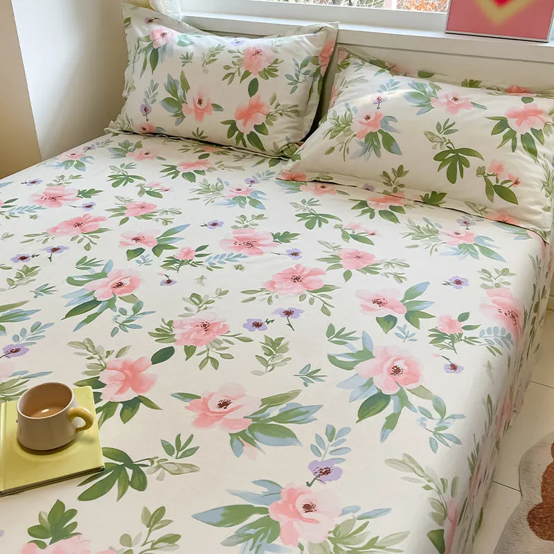 Floral Fitted Bed Sheets